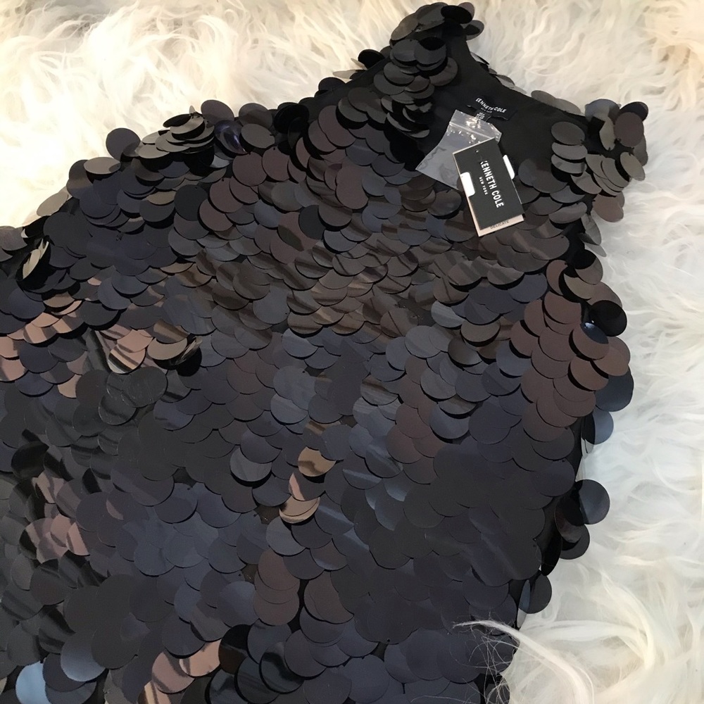 KENNETH COLE PAILLETE SWING DRESS - Picture 5 of 8